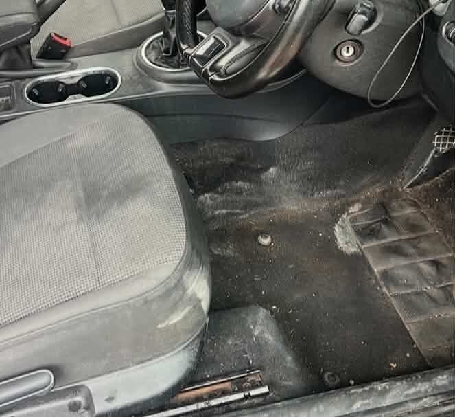 Interior Reset — VW Beatle · Hednesford — before