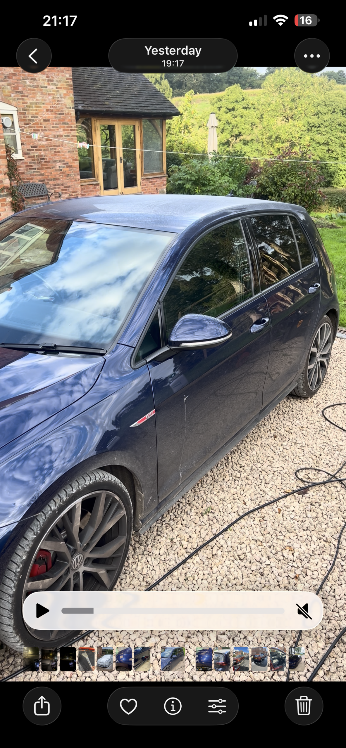 Ceramic Coating Stage 1 correction — VW Golf GTI · Uttoxeter — before